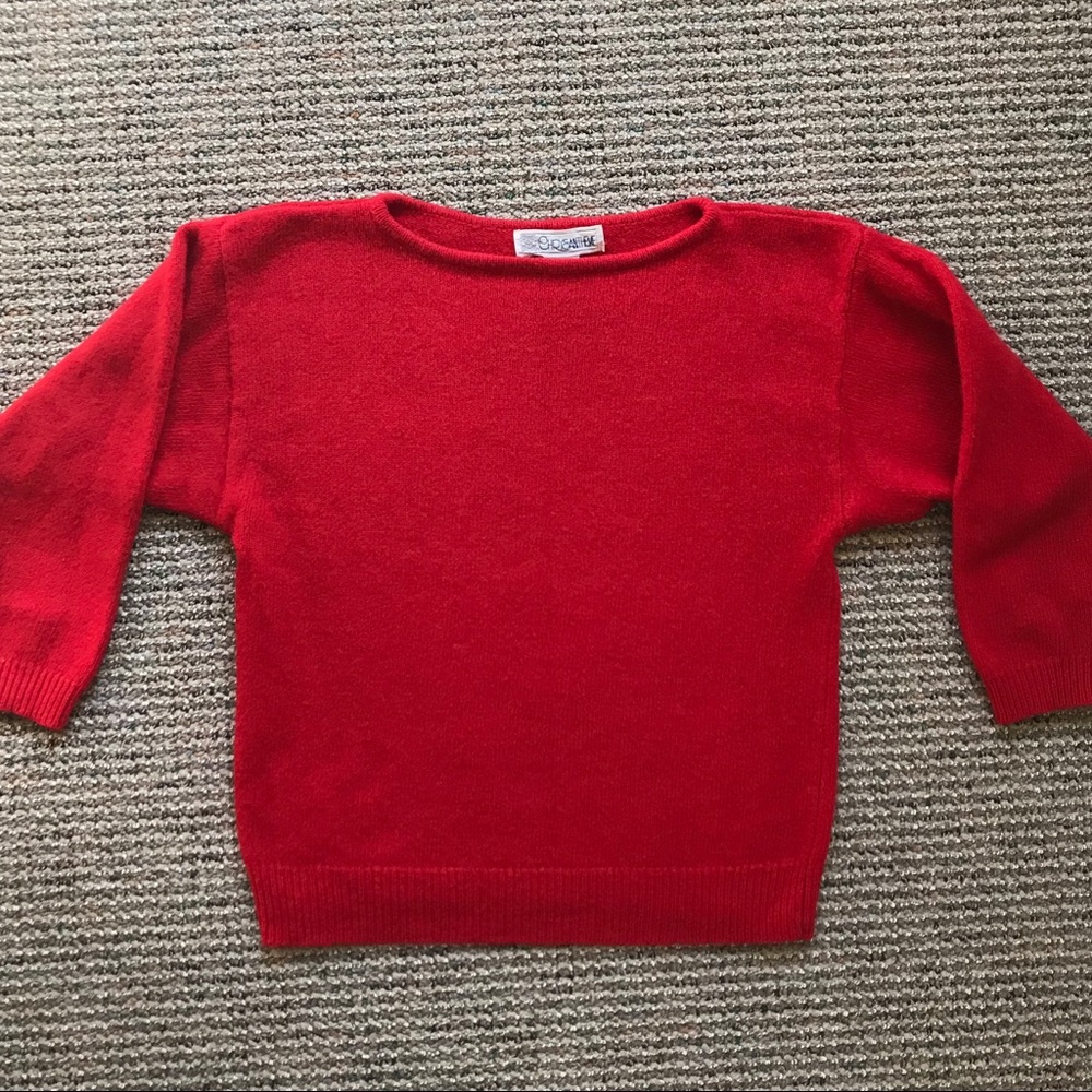 1980’s Vintage Angora & Wool Sweater